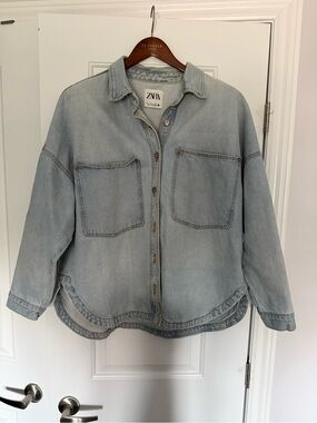 Zara Light Blue Denim Jacket